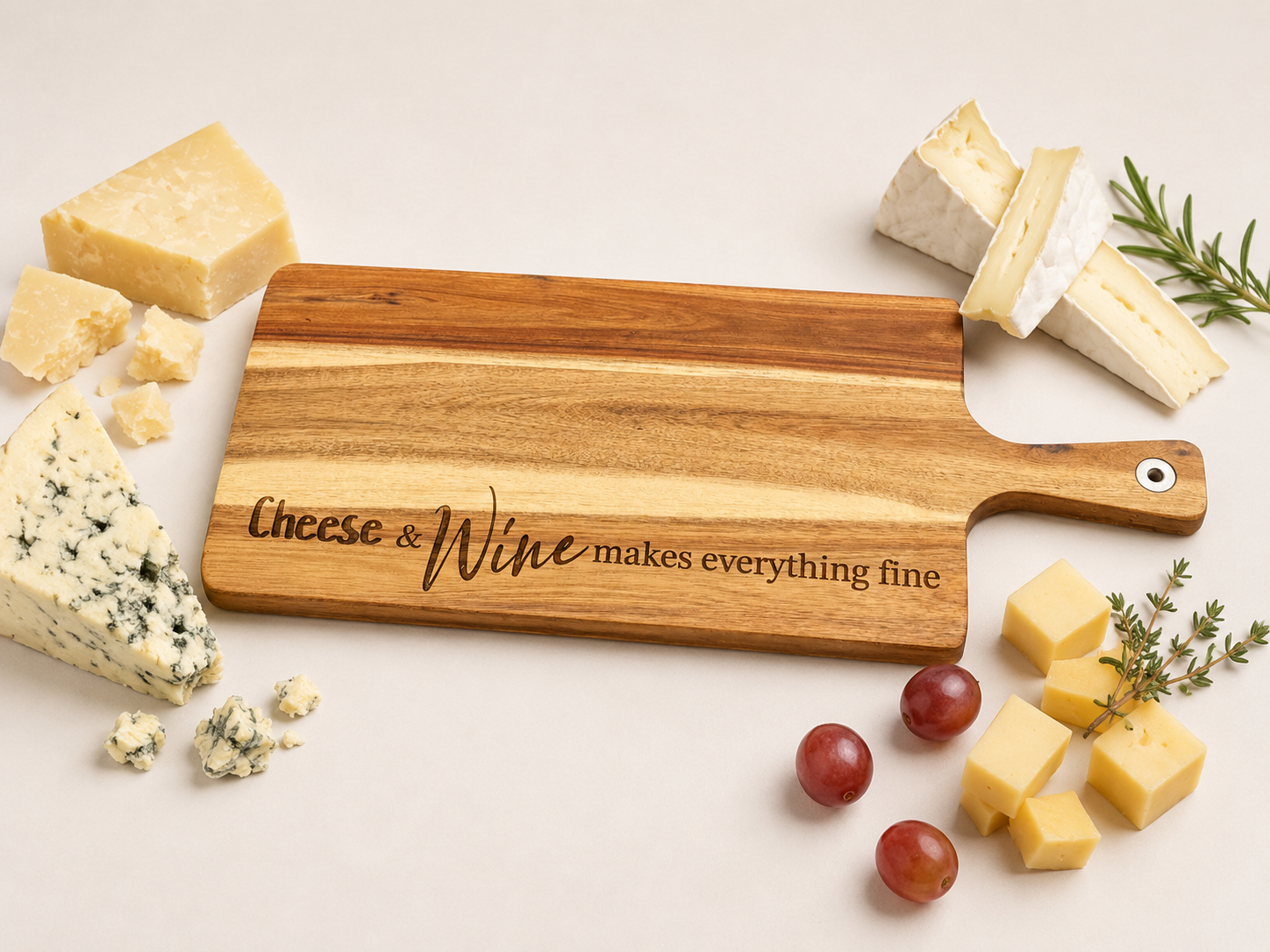 Cheese and Wine Board