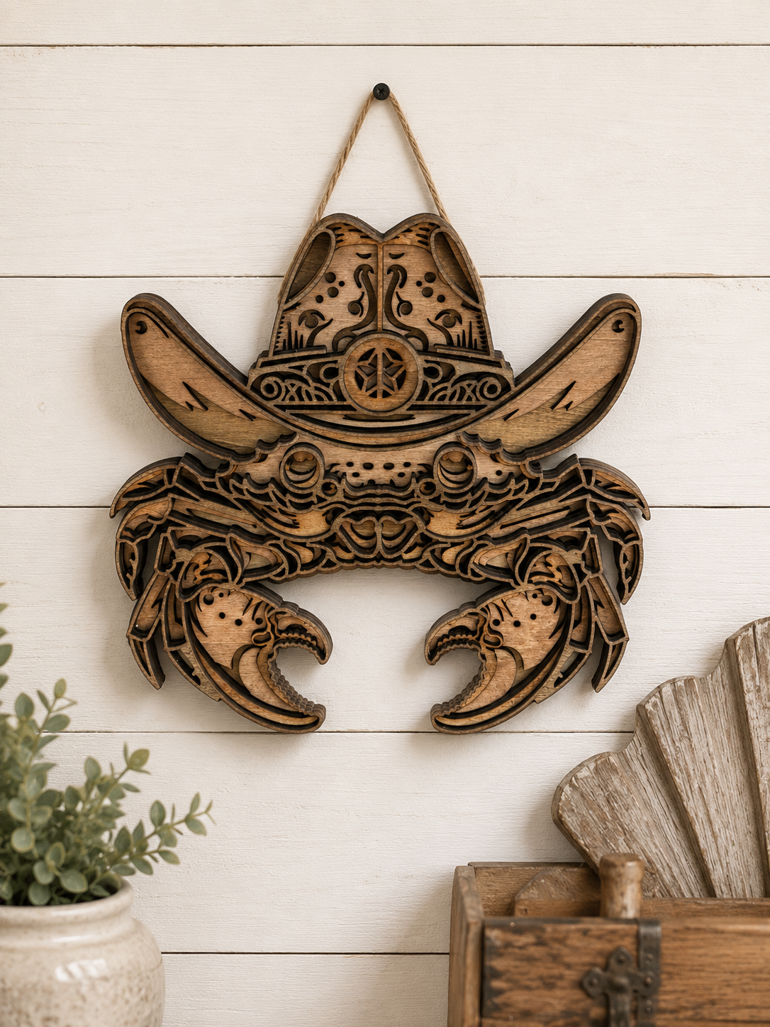 Cowboy Crab Wall Art