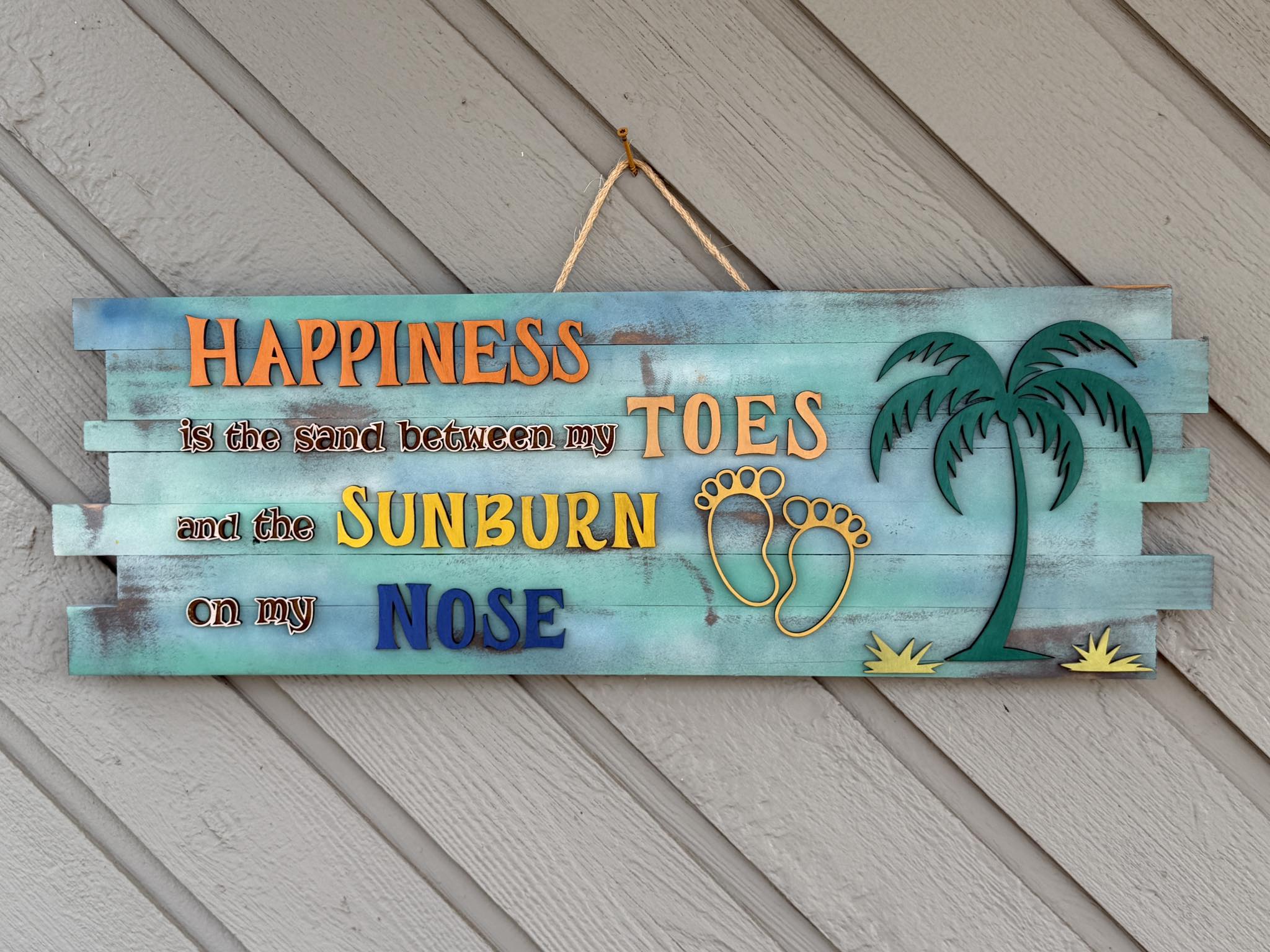 Beach Happiness Wall Decor