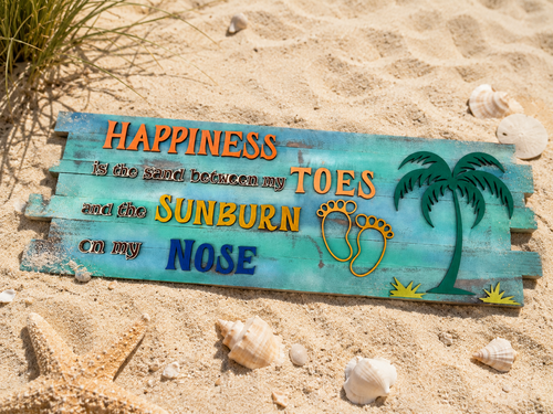 Beach Happiness Wall Decor